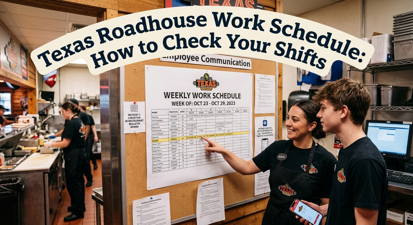 Texas Roadhouse Work Schedule: How Roadies Can Check Their Schedule 1 Texas Roadhouse Work Schedule